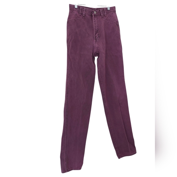 Wrangler Silverlake Purple Straight-Leg Jeans - Picture 1 of 7